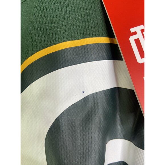 Green Bay Packers NFL Ultra Game Mens Size S Green Short Sleeve Logo Mesh Shirt - Picture 2 of 7
